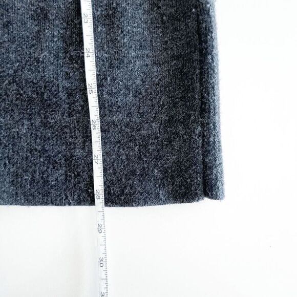 Catherine Malandrino Women's Wool Blend Button Long Knit Cardigan Gray Small - Picture 6 of 7